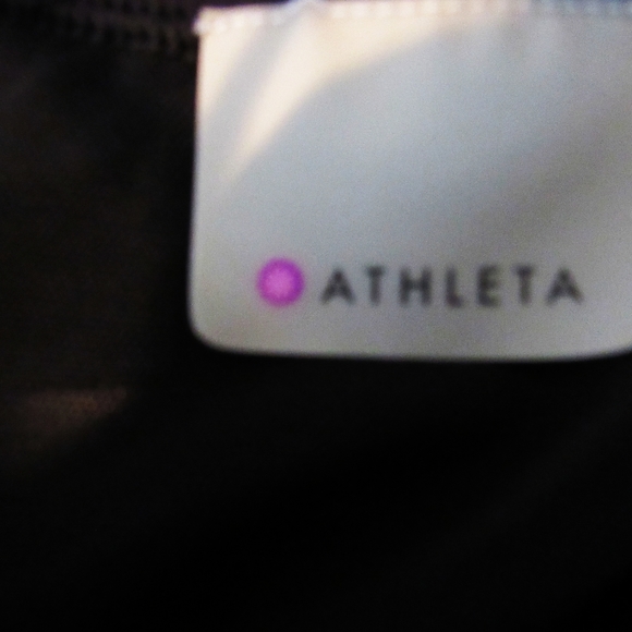 ATHLETA STRIPE CHASE Black & White Tank SZ M - Picture 9 of 9